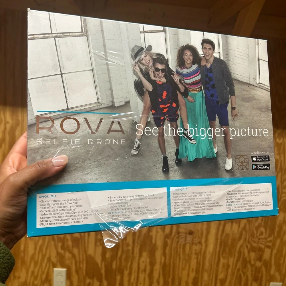 Rova Selfie Drone in Black